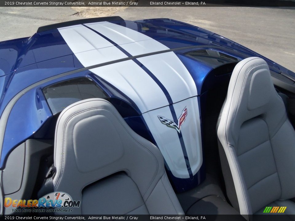 2019 Chevrolet Corvette Stingray Convertible Admiral Blue Metallic / Gray Photo #8