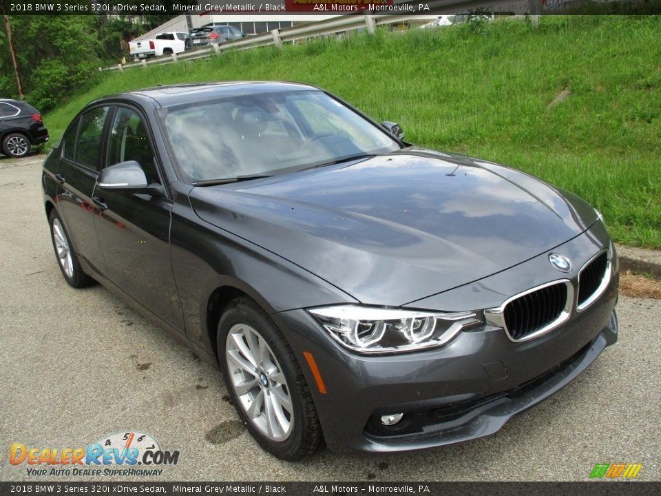 2018 BMW 3 Series 320i xDrive Sedan Mineral Grey Metallic / Black Photo #9