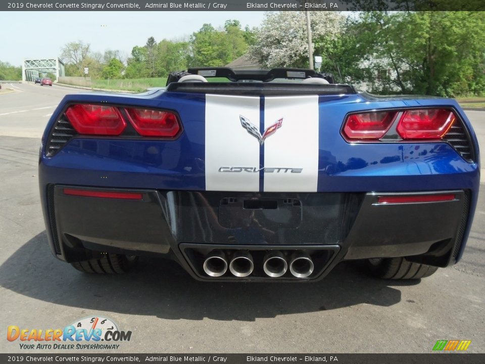 Exhaust of 2019 Chevrolet Corvette Stingray Convertible Photo #10