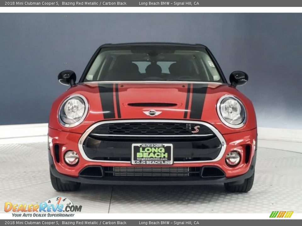 2018 Mini Clubman Cooper S Blazing Red Metallic / Carbon Black Photo #2