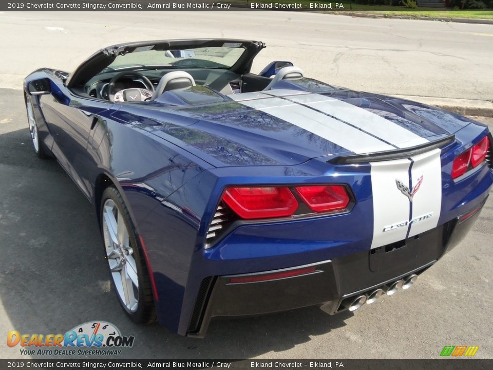 2019 Chevrolet Corvette Stingray Convertible Admiral Blue Metallic / Gray Photo #11
