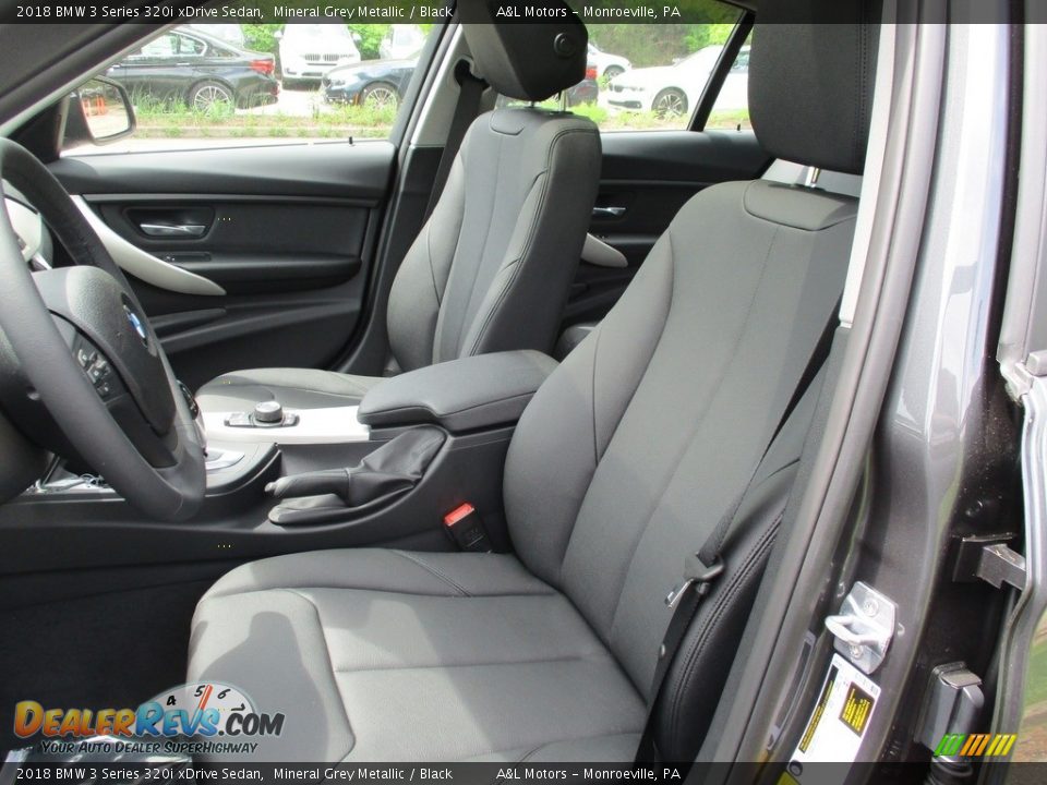 2018 BMW 3 Series 320i xDrive Sedan Mineral Grey Metallic / Black Photo #12