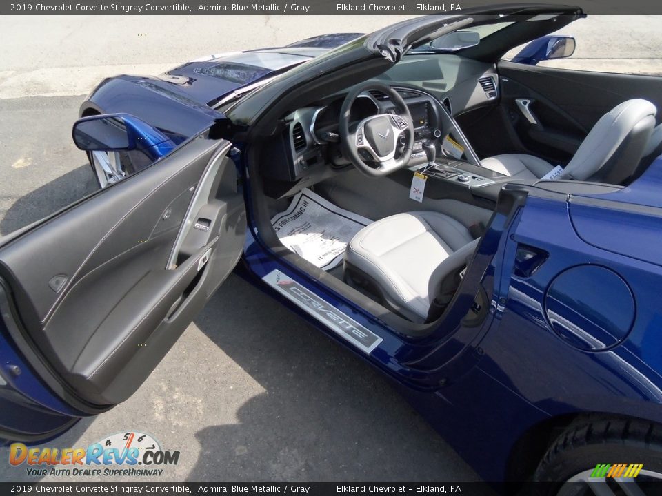 Front Seat of 2019 Chevrolet Corvette Stingray Convertible Photo #14
