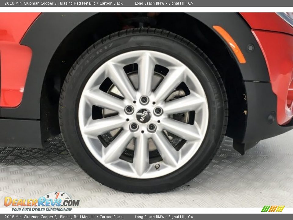 2018 Mini Clubman Cooper S Blazing Red Metallic / Carbon Black Photo #8
