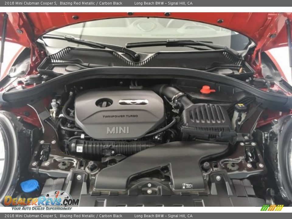 2018 Mini Clubman Cooper S Blazing Red Metallic / Carbon Black Photo #9