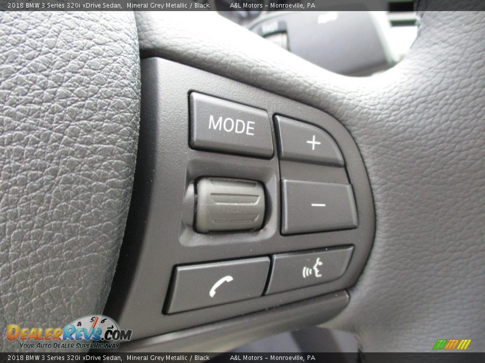 2018 BMW 3 Series 320i xDrive Sedan Mineral Grey Metallic / Black Photo #18