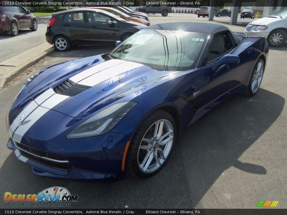 Front 3/4 View of 2019 Chevrolet Corvette Stingray Convertible Photo #18