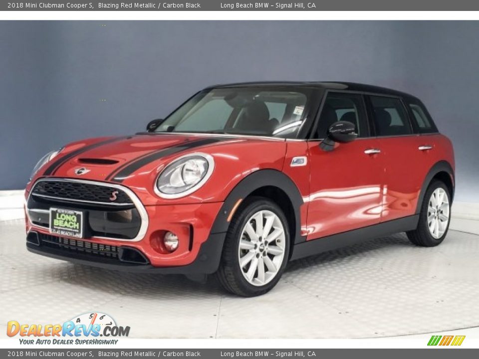 2018 Mini Clubman Cooper S Blazing Red Metallic / Carbon Black Photo #13