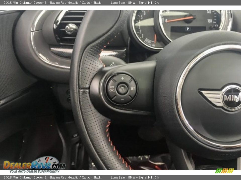 2018 Mini Clubman Cooper S Blazing Red Metallic / Carbon Black Photo #15