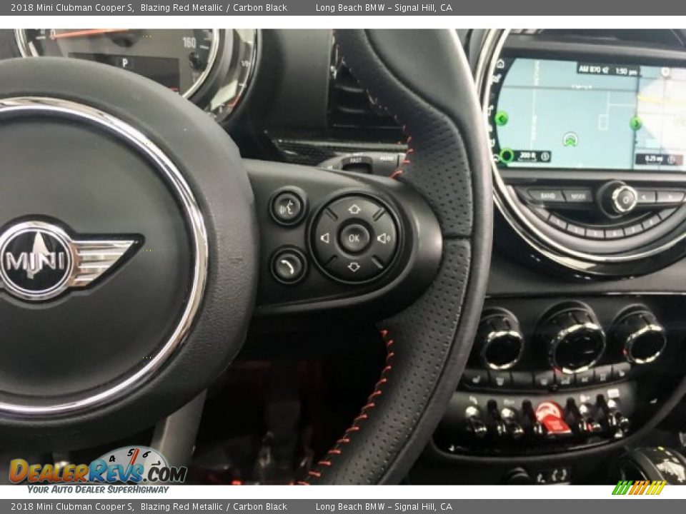 2018 Mini Clubman Cooper S Blazing Red Metallic / Carbon Black Photo #16
