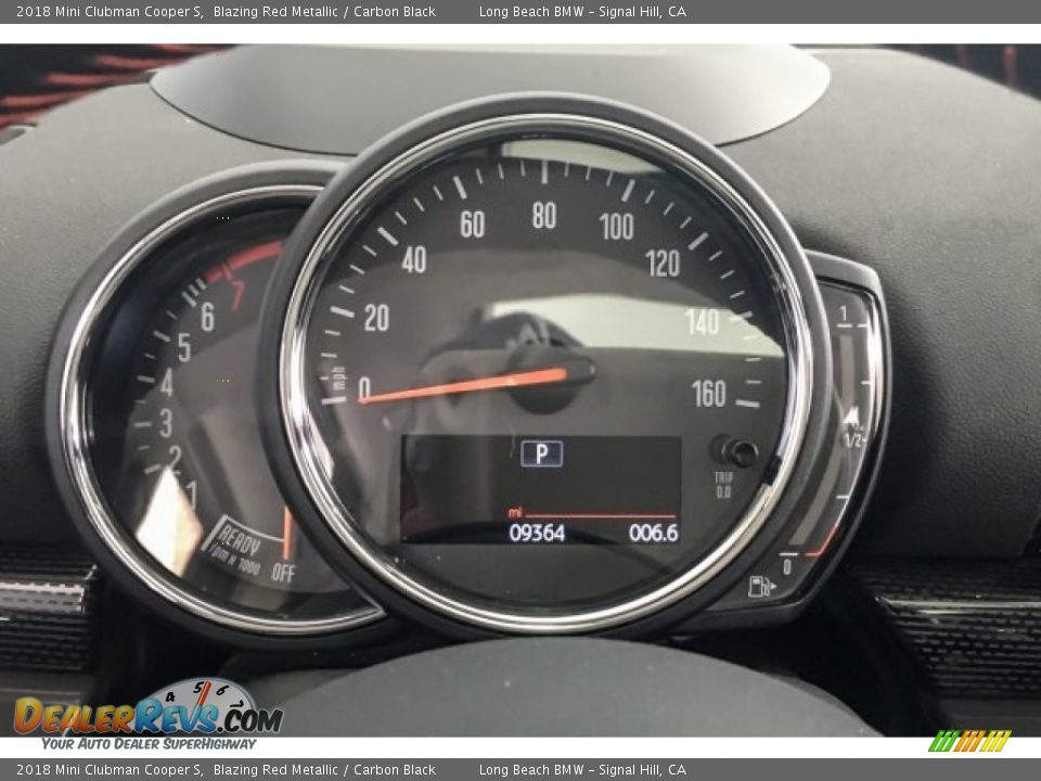 2018 Mini Clubman Cooper S Blazing Red Metallic / Carbon Black Photo #17