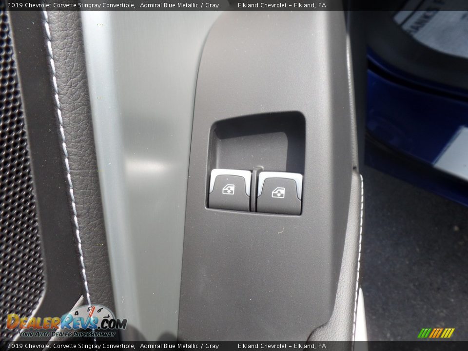 2019 Chevrolet Corvette Stingray Convertible Admiral Blue Metallic / Gray Photo #24