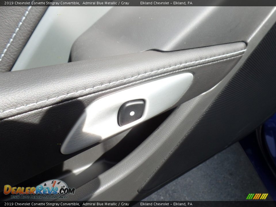 2019 Chevrolet Corvette Stingray Convertible Admiral Blue Metallic / Gray Photo #25