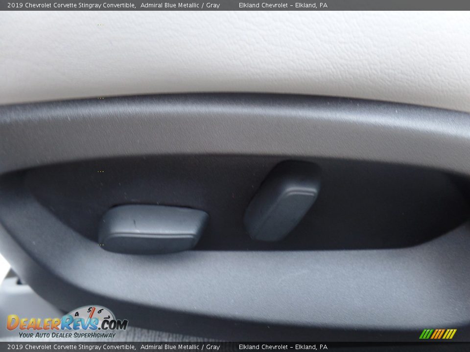 2019 Chevrolet Corvette Stingray Convertible Admiral Blue Metallic / Gray Photo #26