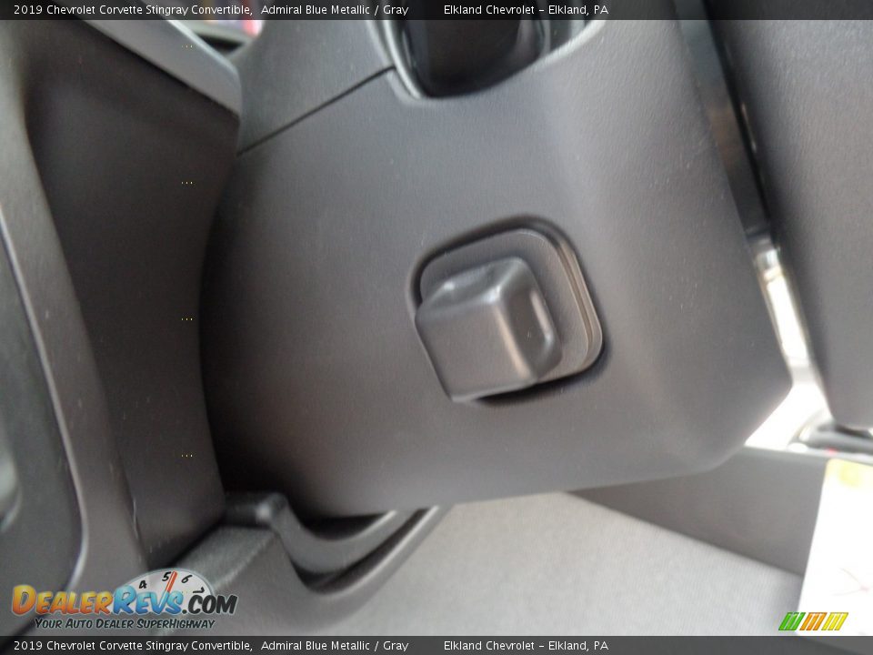2019 Chevrolet Corvette Stingray Convertible Admiral Blue Metallic / Gray Photo #27