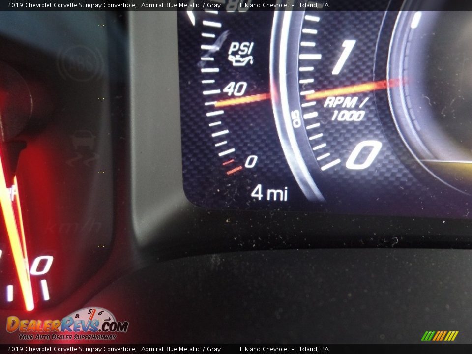 2019 Chevrolet Corvette Stingray Convertible Admiral Blue Metallic / Gray Photo #29