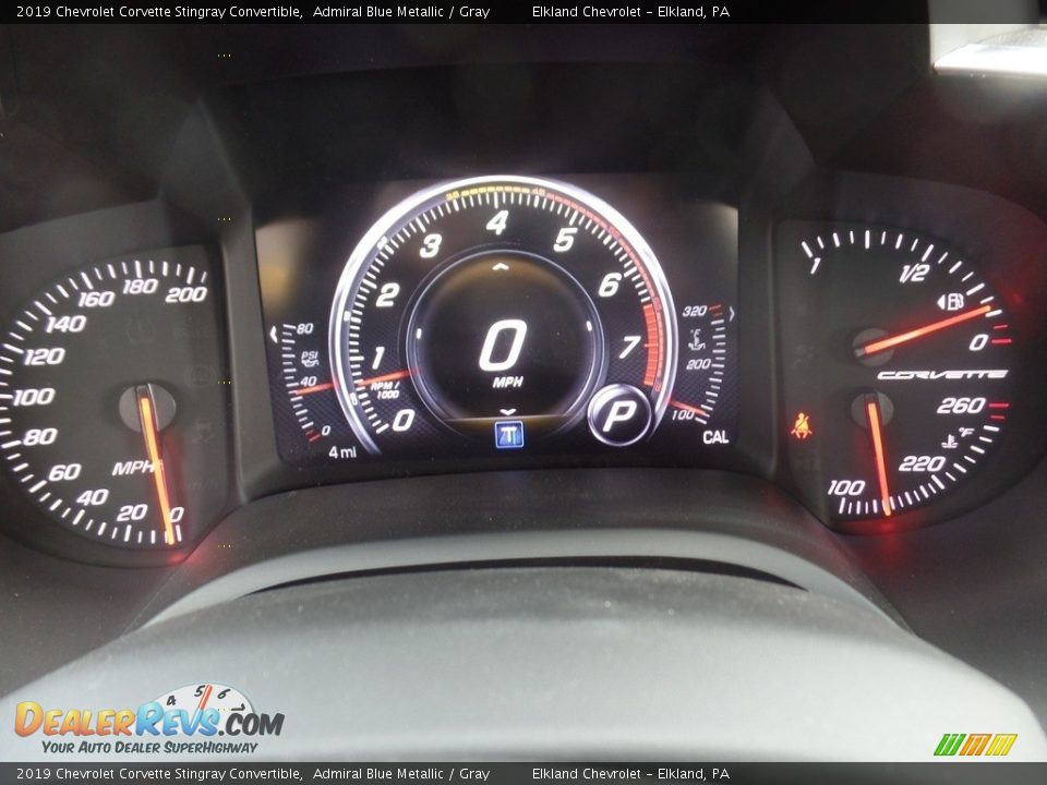 2019 Chevrolet Corvette Stingray Convertible Gauges Photo #30