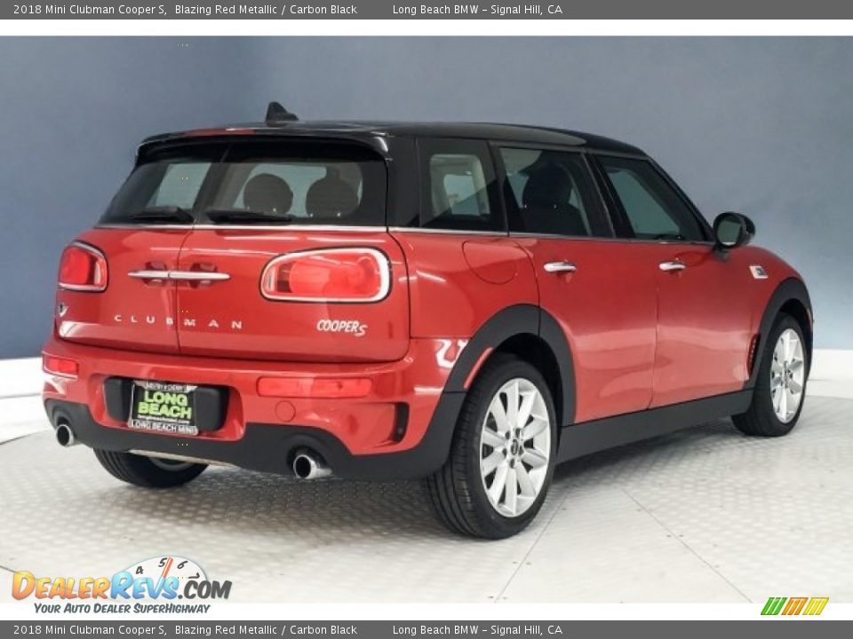 2018 Mini Clubman Cooper S Blazing Red Metallic / Carbon Black Photo #34