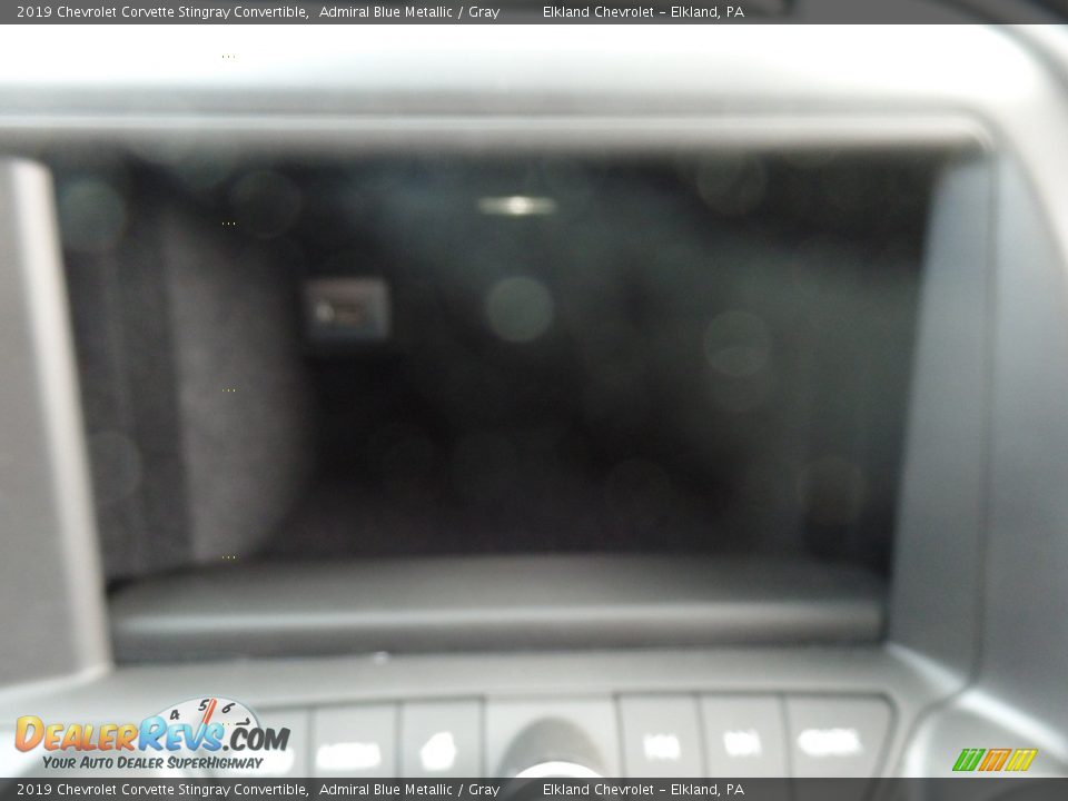 2019 Chevrolet Corvette Stingray Convertible Admiral Blue Metallic / Gray Photo #36