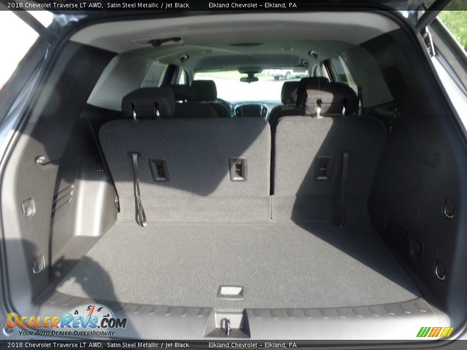 2018 Chevrolet Traverse LT AWD Satin Steel Metallic / Jet Black Photo #15