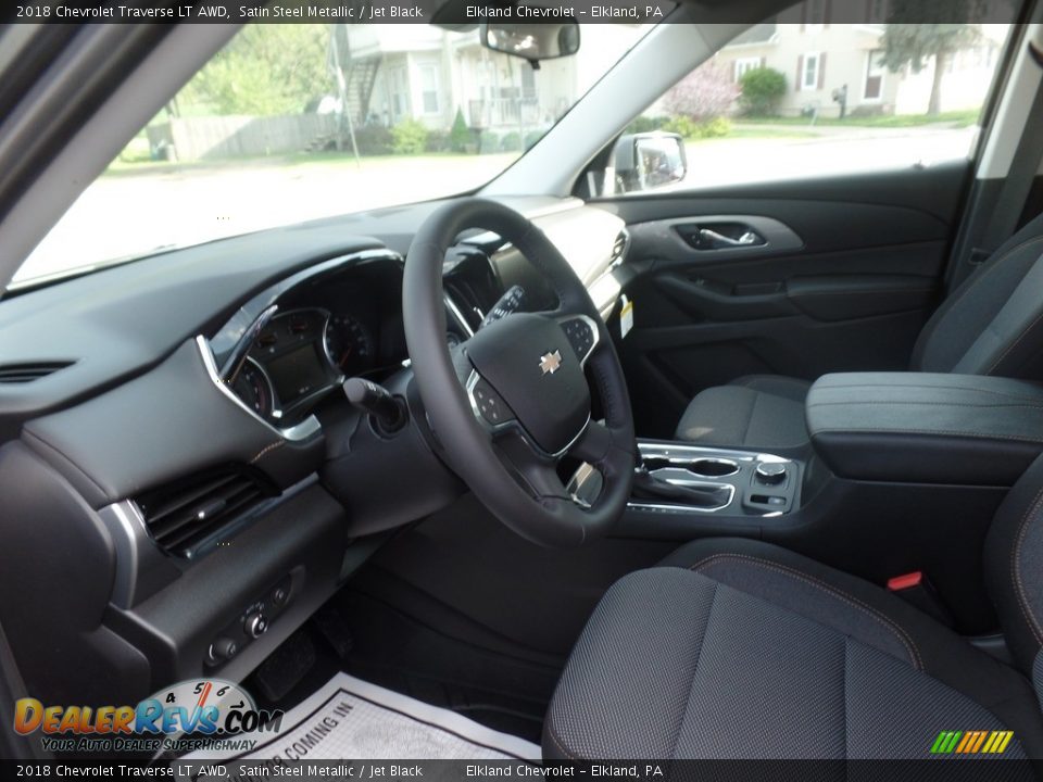 2018 Chevrolet Traverse LT AWD Satin Steel Metallic / Jet Black Photo #20