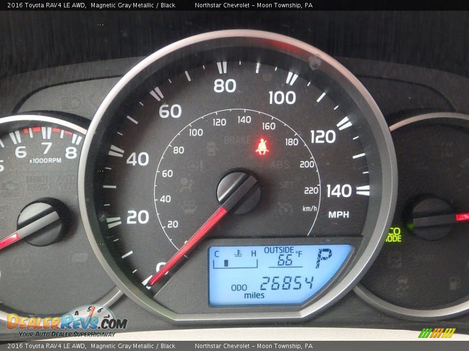 2016 Toyota RAV4 LE AWD Magnetic Gray Metallic / Black Photo #29