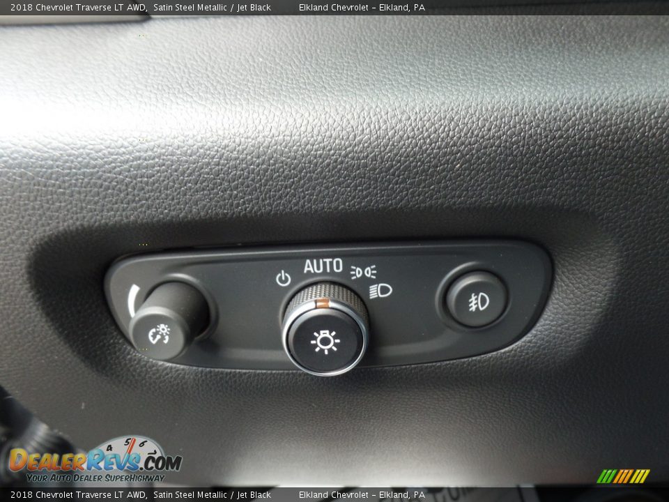 2018 Chevrolet Traverse LT AWD Satin Steel Metallic / Jet Black Photo #25