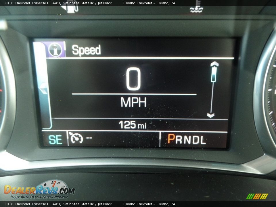 2018 Chevrolet Traverse LT AWD Satin Steel Metallic / Jet Black Photo #28