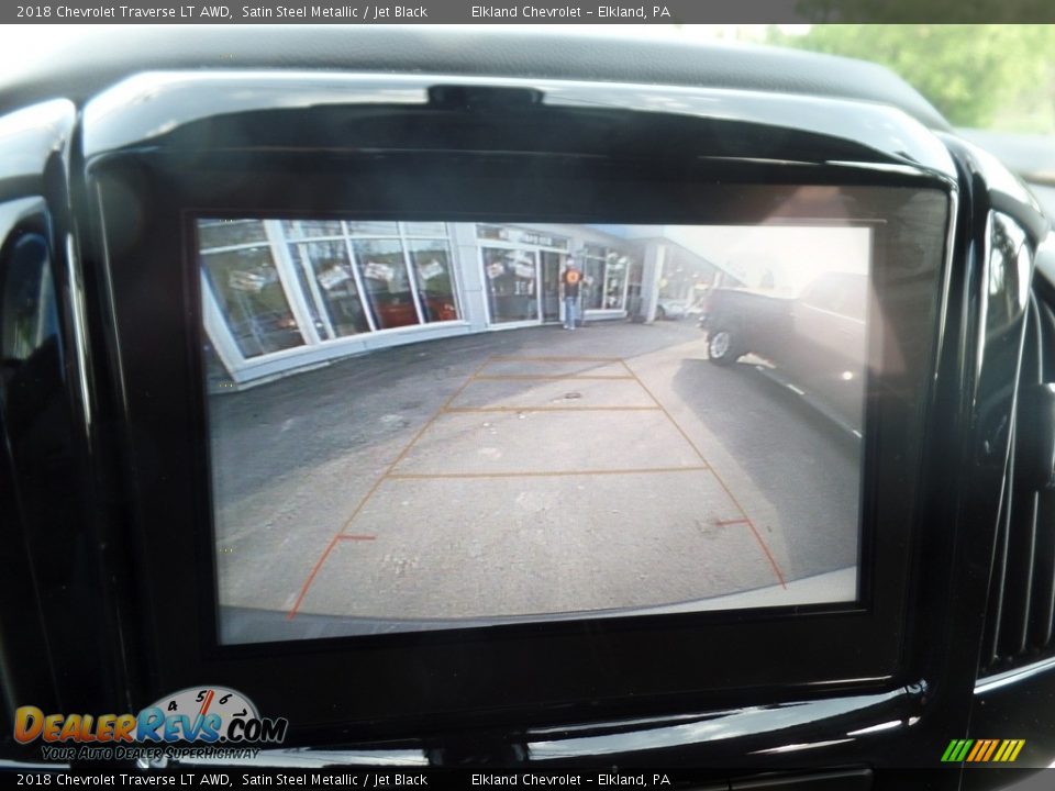 2018 Chevrolet Traverse LT AWD Satin Steel Metallic / Jet Black Photo #31