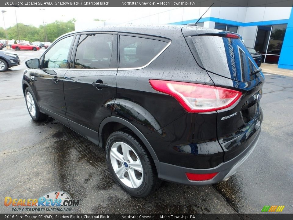 2016 Ford Escape SE 4WD Shadow Black / Charcoal Black Photo #4