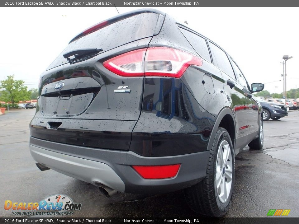2016 Ford Escape SE 4WD Shadow Black / Charcoal Black Photo #8