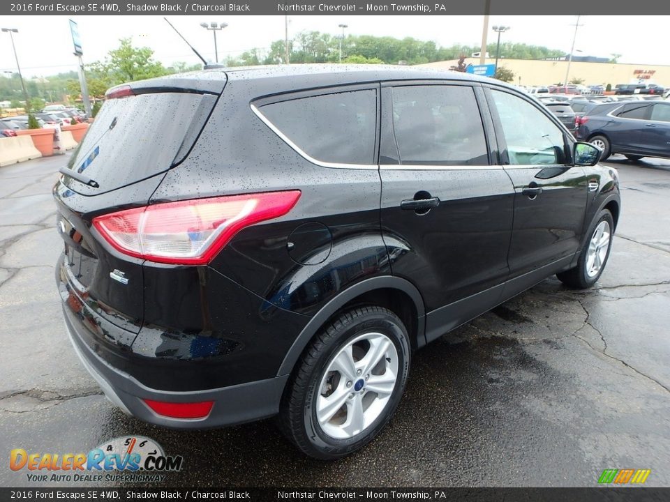 2016 Ford Escape SE 4WD Shadow Black / Charcoal Black Photo #9