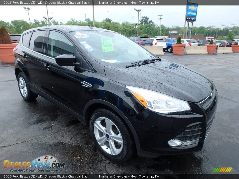 2016 Ford Escape SE 4WD Shadow Black / Charcoal Black Photo #11