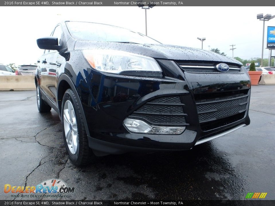 2016 Ford Escape SE 4WD Shadow Black / Charcoal Black Photo #12