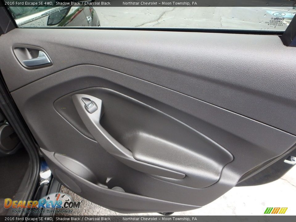 2016 Ford Escape SE 4WD Shadow Black / Charcoal Black Photo #19