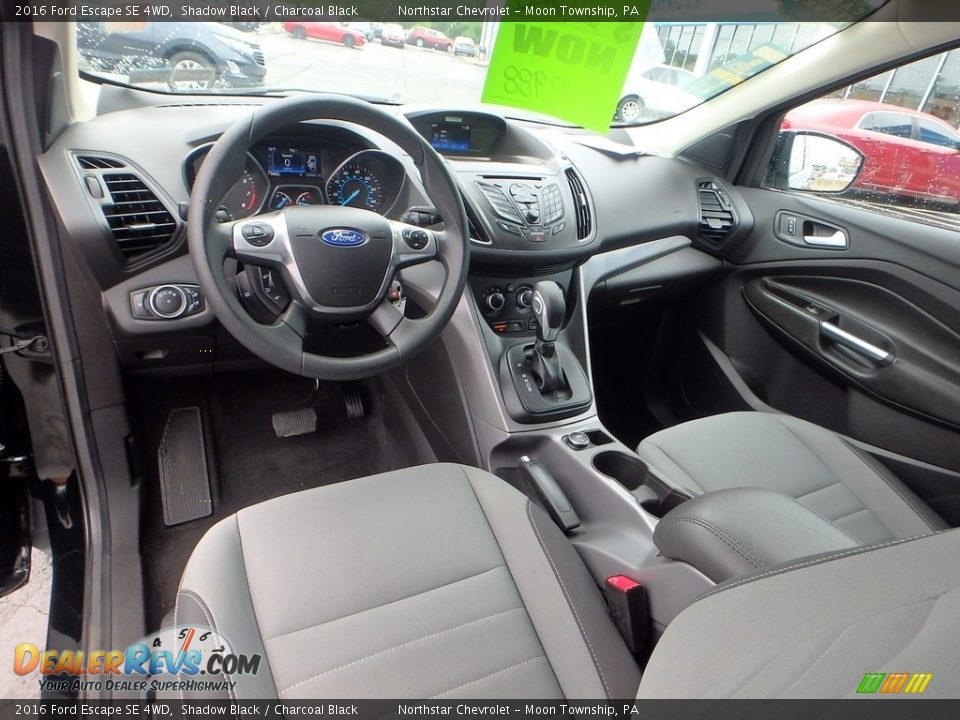 2016 Ford Escape SE 4WD Shadow Black / Charcoal Black Photo #22