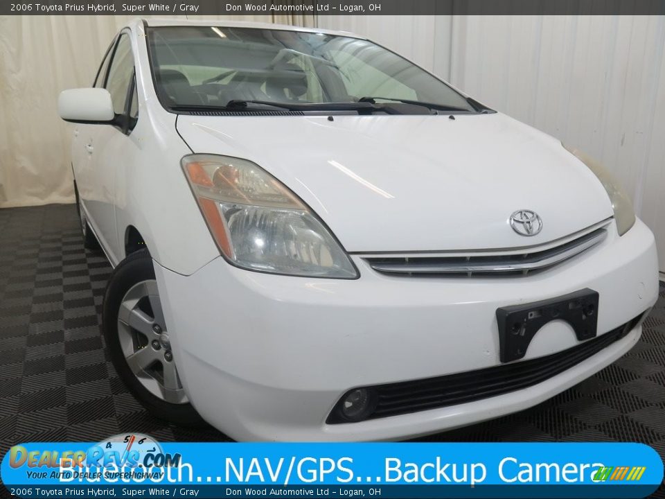 2006 Toyota Prius Hybrid Super White / Gray Photo #1