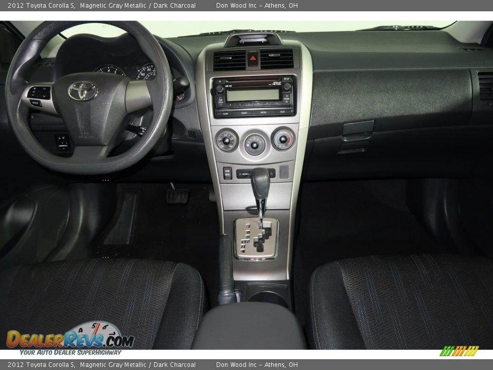 2012 Toyota Corolla S Magnetic Gray Metallic / Dark Charcoal Photo #14