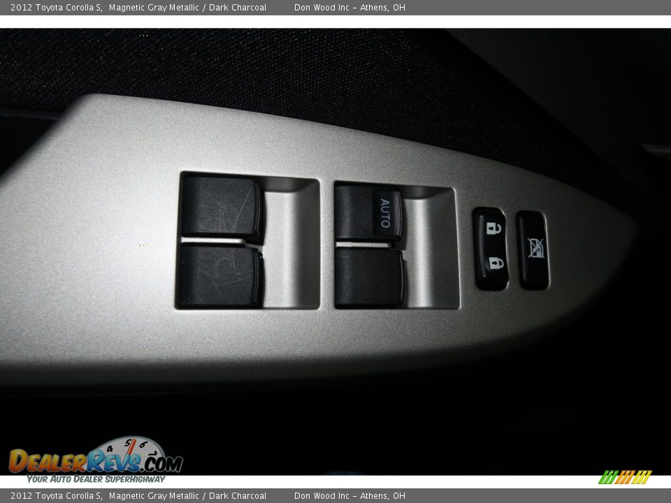 2012 Toyota Corolla S Magnetic Gray Metallic / Dark Charcoal Photo #33