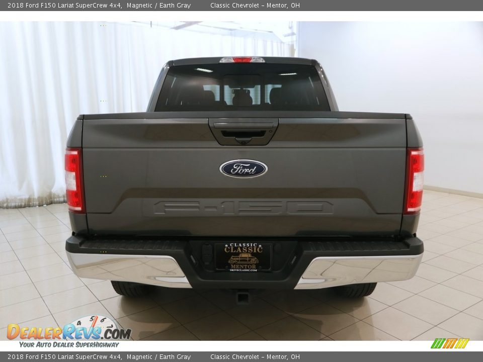 2018 Ford F150 Lariat SuperCrew 4x4 Magnetic / Earth Gray Photo #26
