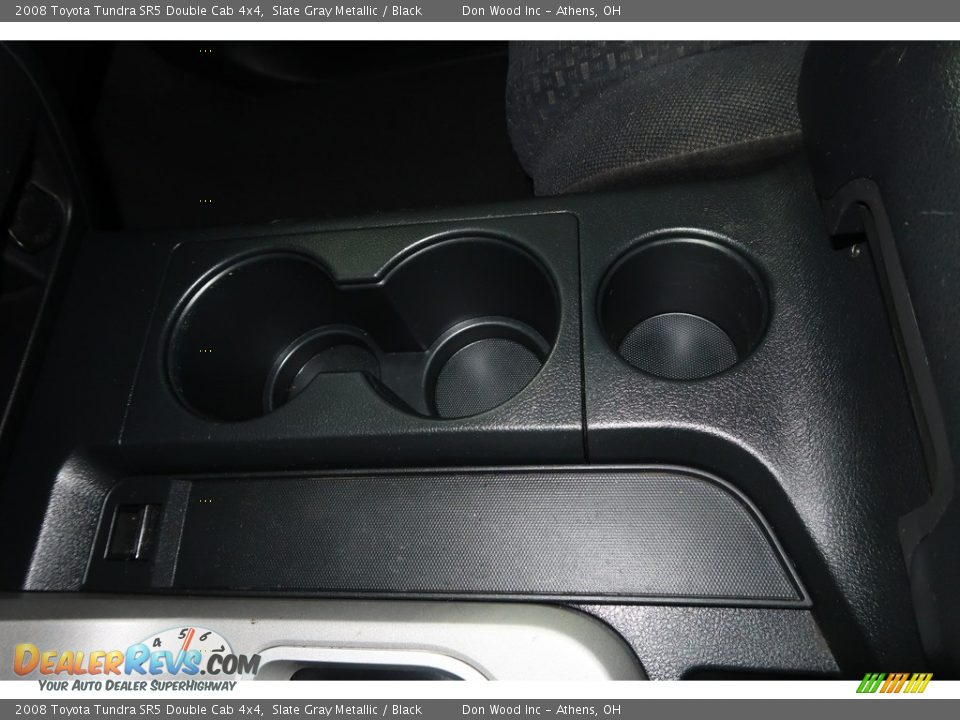 2008 Toyota Tundra SR5 Double Cab 4x4 Slate Gray Metallic / Black Photo #17