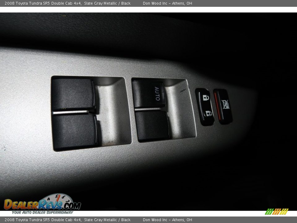 2008 Toyota Tundra SR5 Double Cab 4x4 Slate Gray Metallic / Black Photo #29