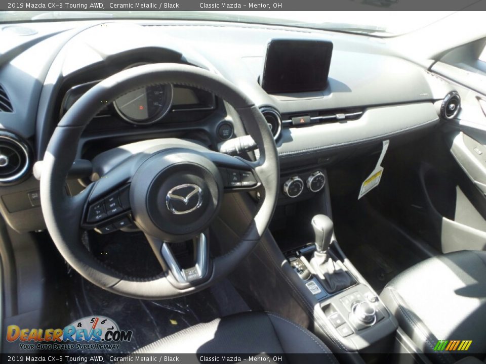 Black Interior - 2019 Mazda CX-3 Touring AWD Photo #3