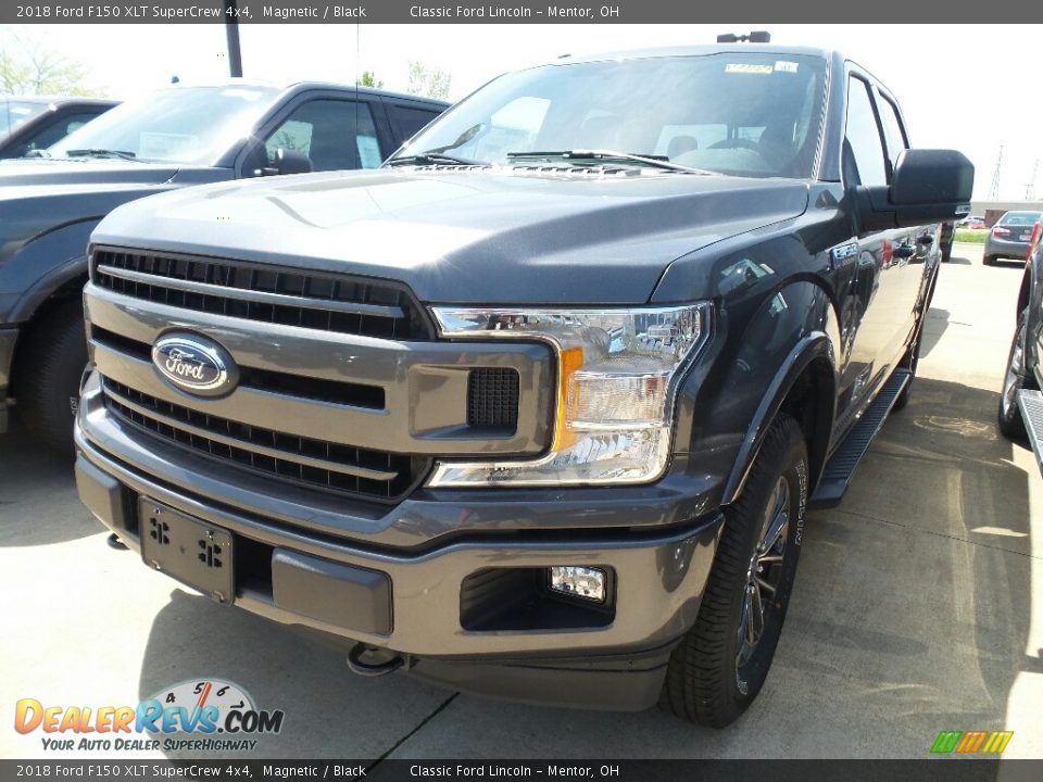 2018 Ford F150 XLT SuperCrew 4x4 Magnetic / Black Photo #1