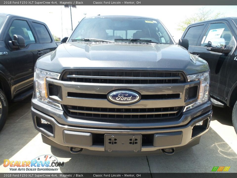 2018 Ford F150 XLT SuperCrew 4x4 Magnetic / Black Photo #2