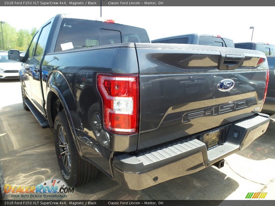 2018 Ford F150 XLT SuperCrew 4x4 Magnetic / Black Photo #3