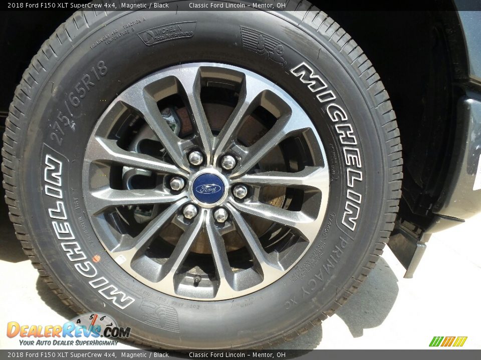 2018 Ford F150 XLT SuperCrew 4x4 Magnetic / Black Photo #6