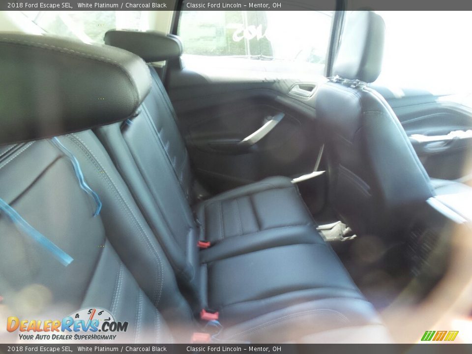 2018 Ford Escape SEL White Platinum / Charcoal Black Photo #5