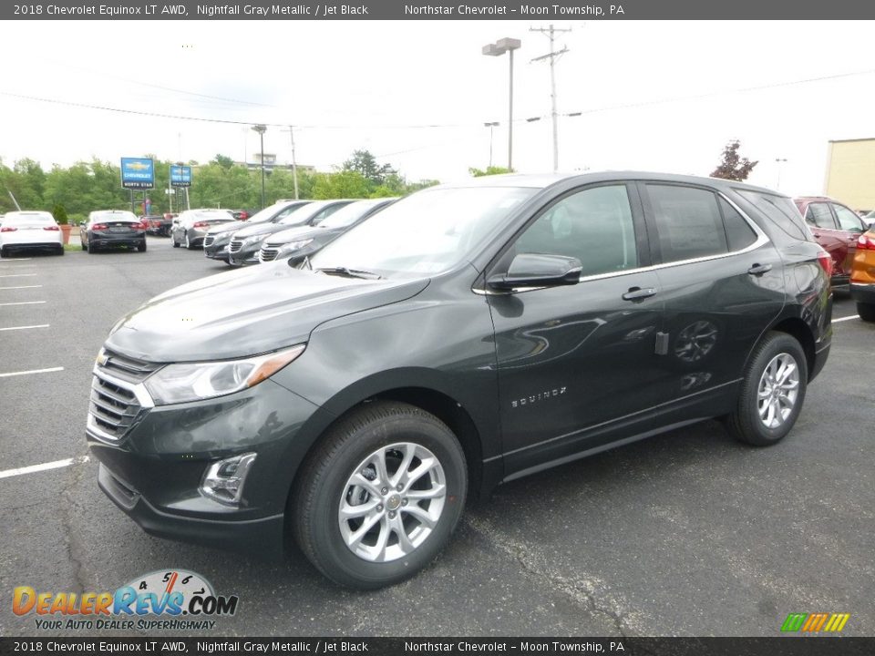 2018 Chevrolet Equinox LT AWD Nightfall Gray Metallic / Jet Black Photo #1