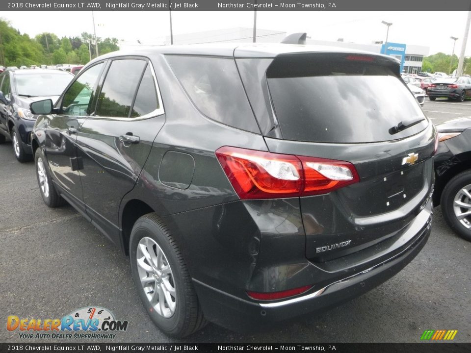 2018 Chevrolet Equinox LT AWD Nightfall Gray Metallic / Jet Black Photo #3
